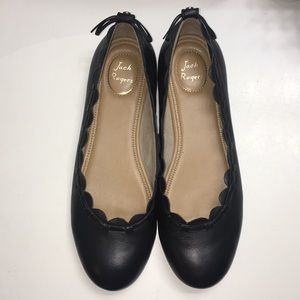 Jack Rogers Lucia ballet Size 10 (US) black flats
